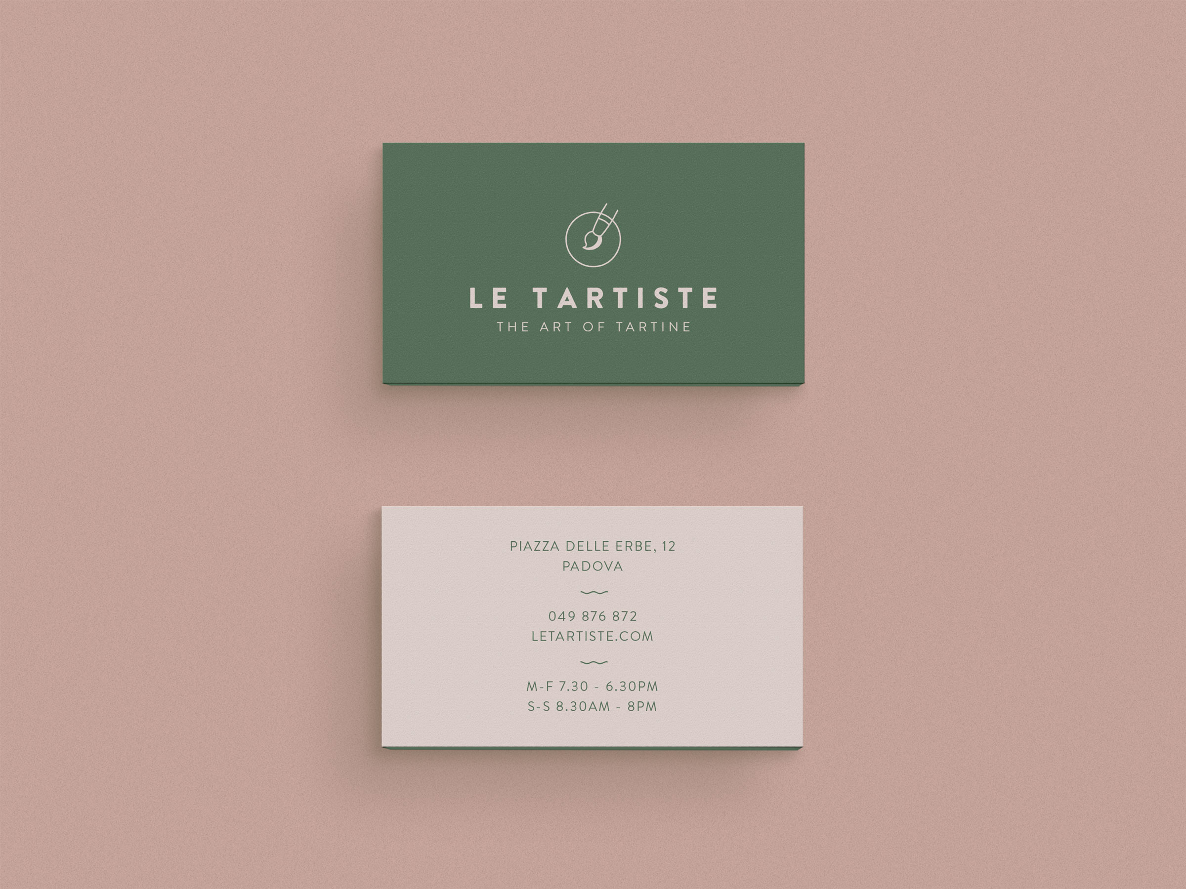 le Tartiste business cards