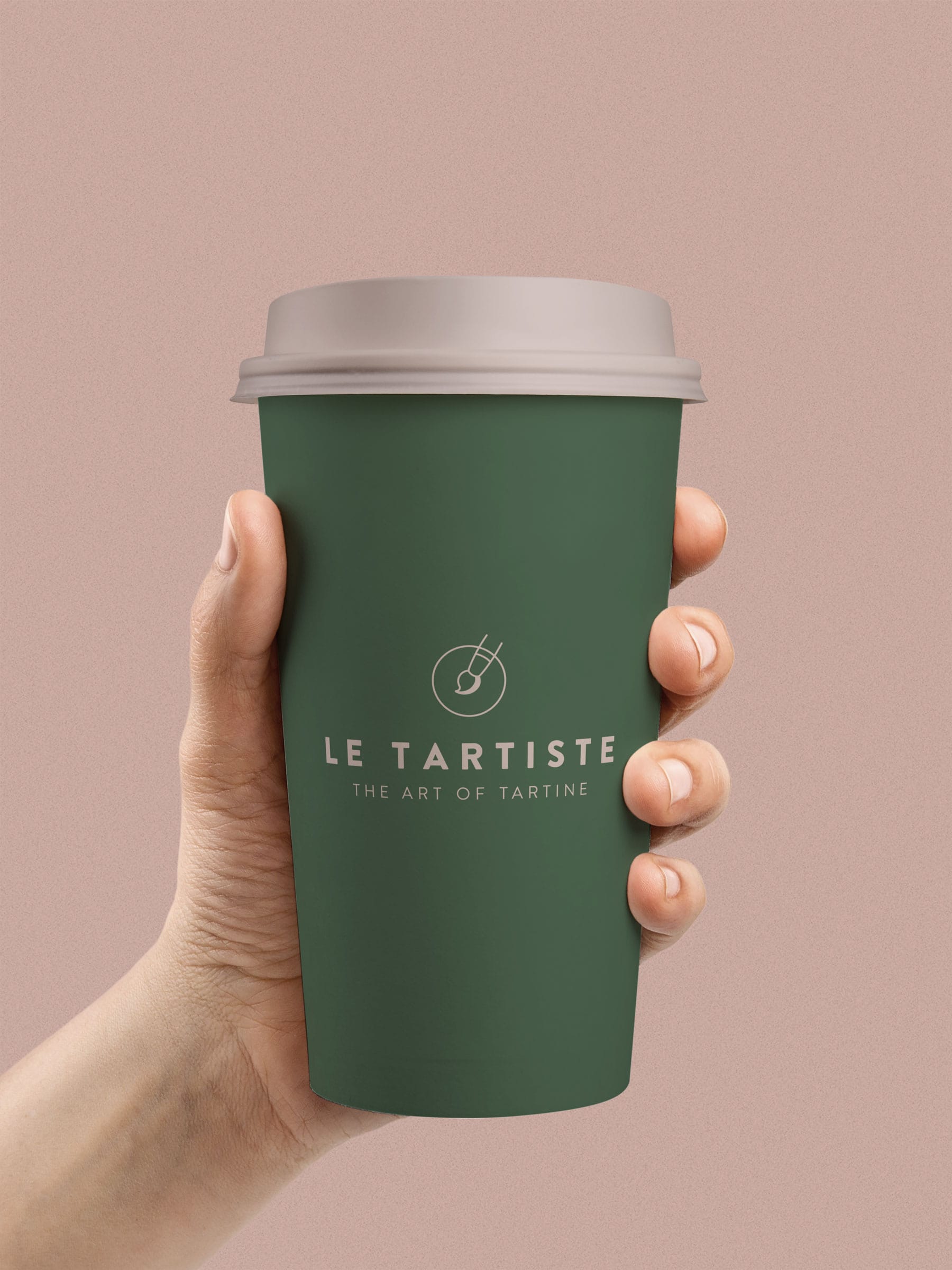 le Tartiste medium paper cup