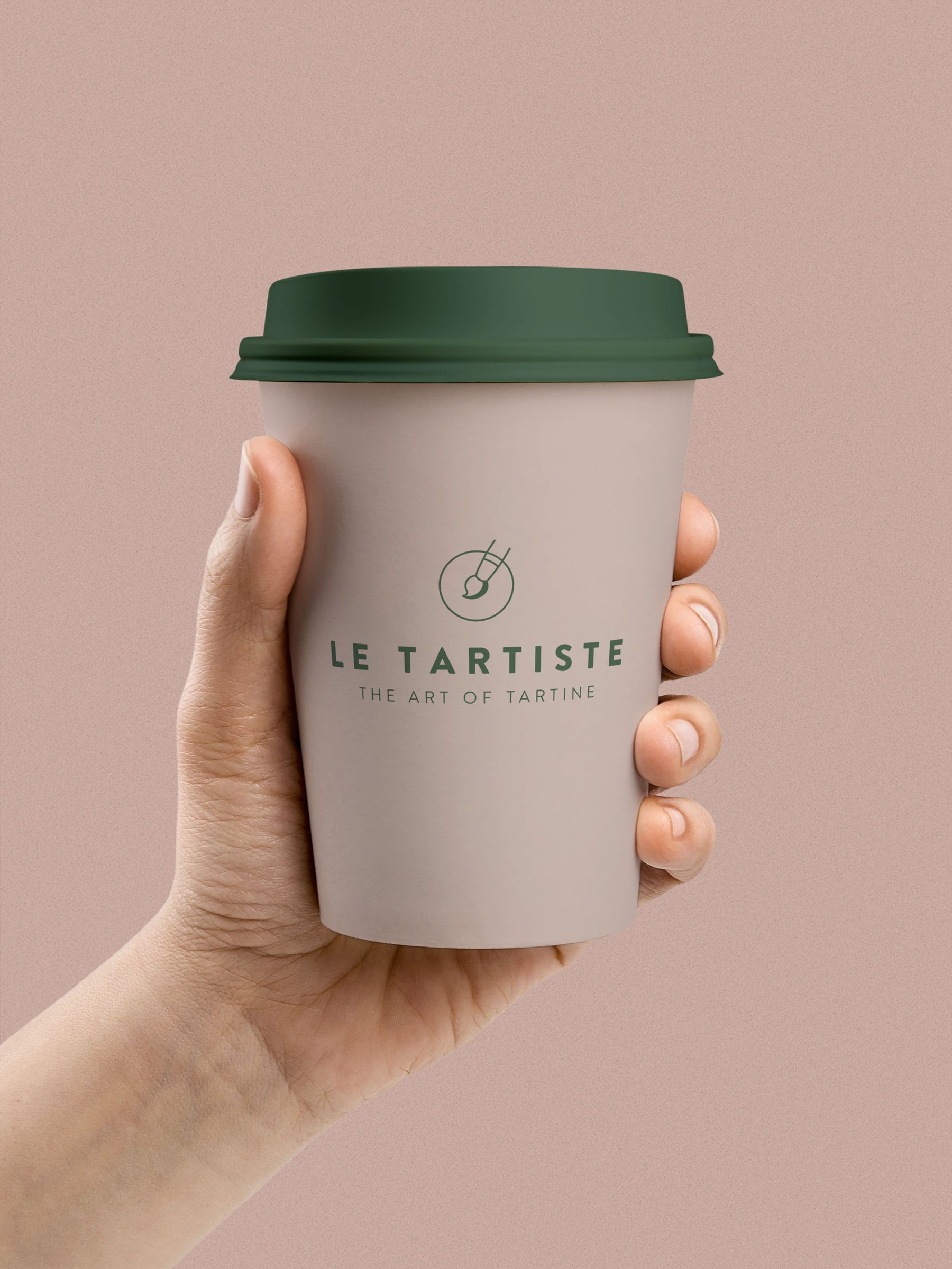 le Tartiste small paper cup