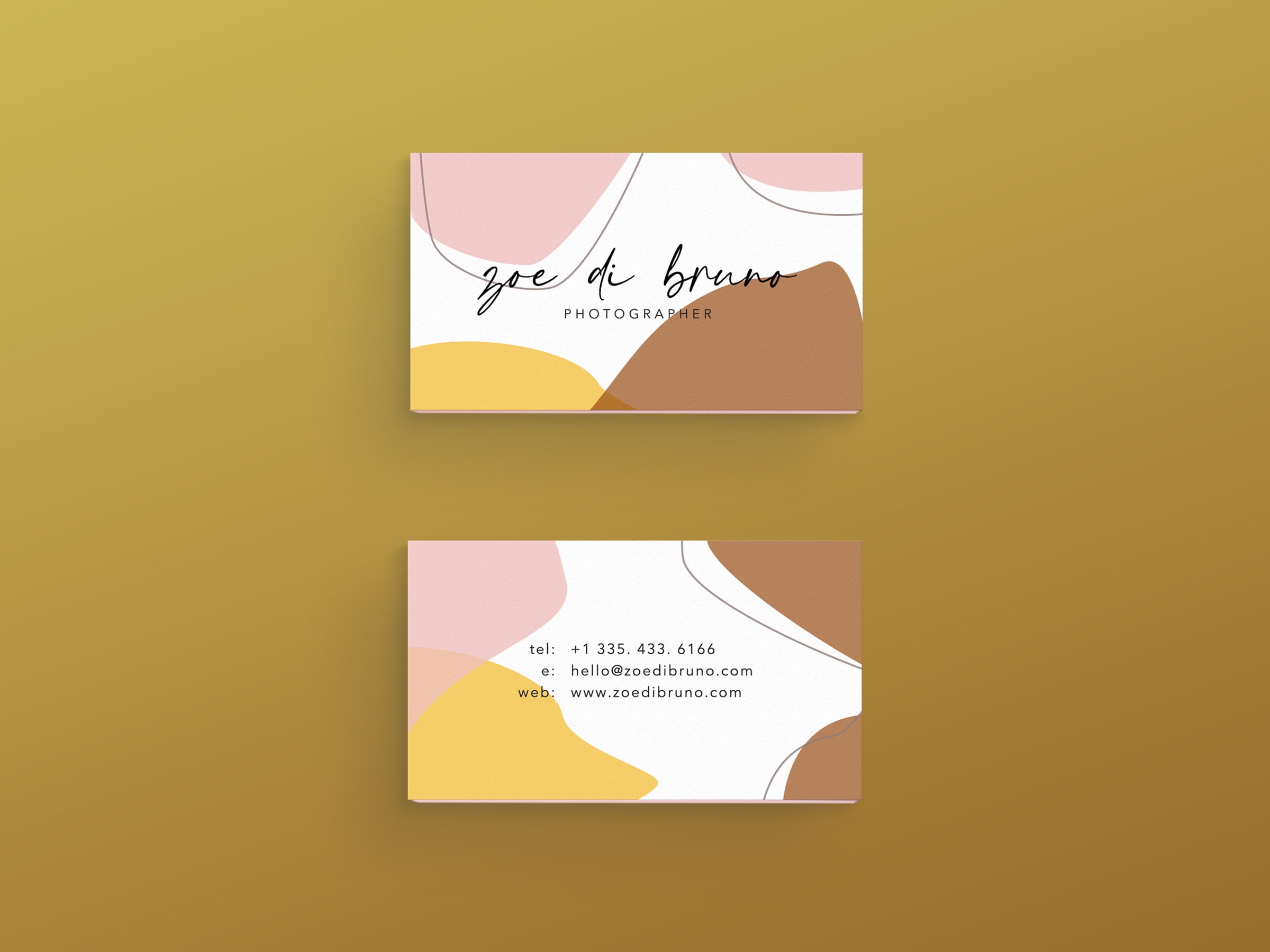 Zoe di Bruno business cardds